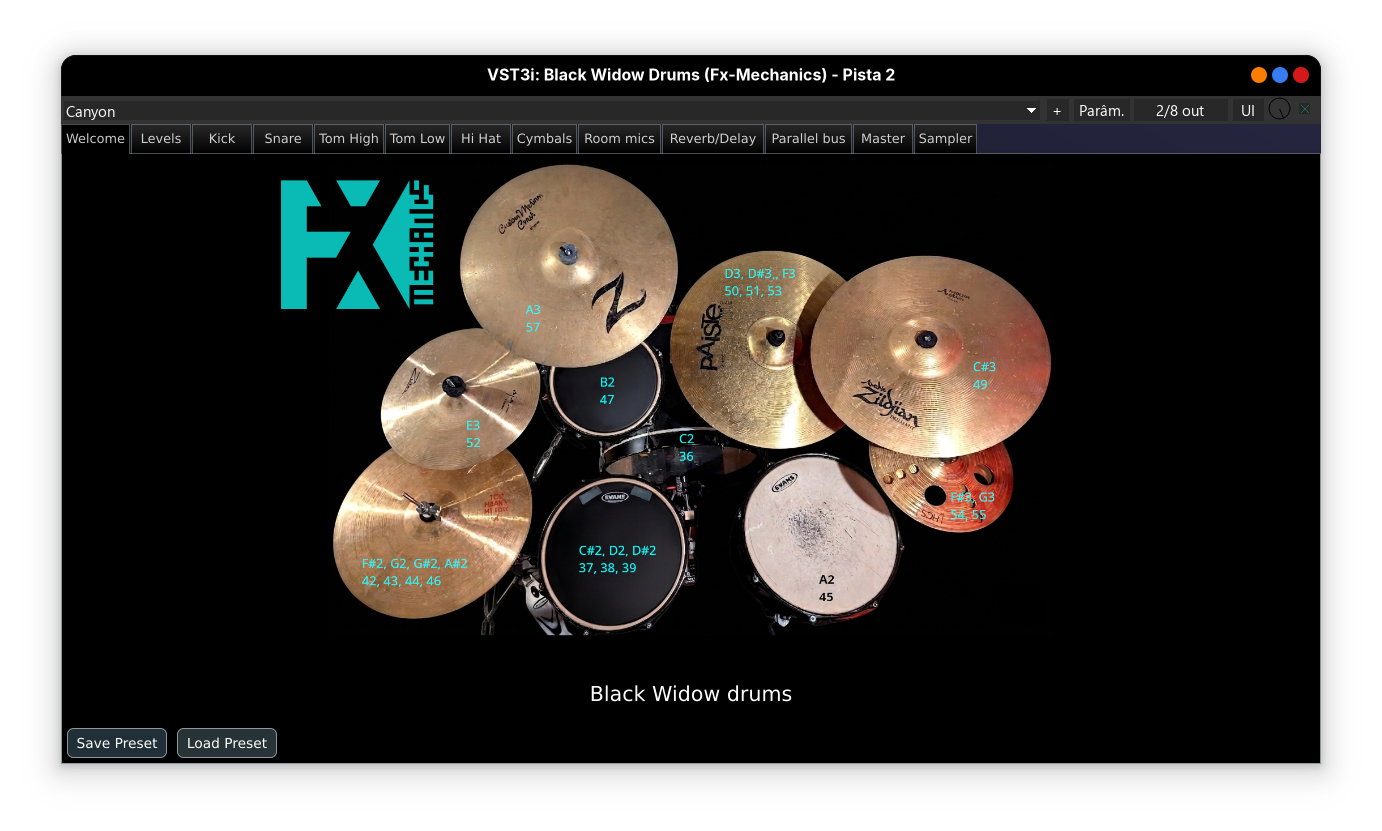 Black Widow Drums