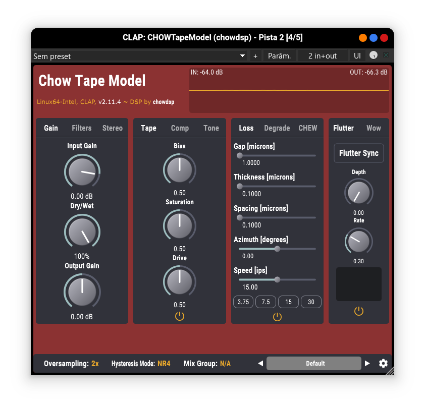 CHOWTapeModel